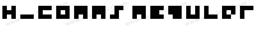 H_COMM5 Regular字体转换